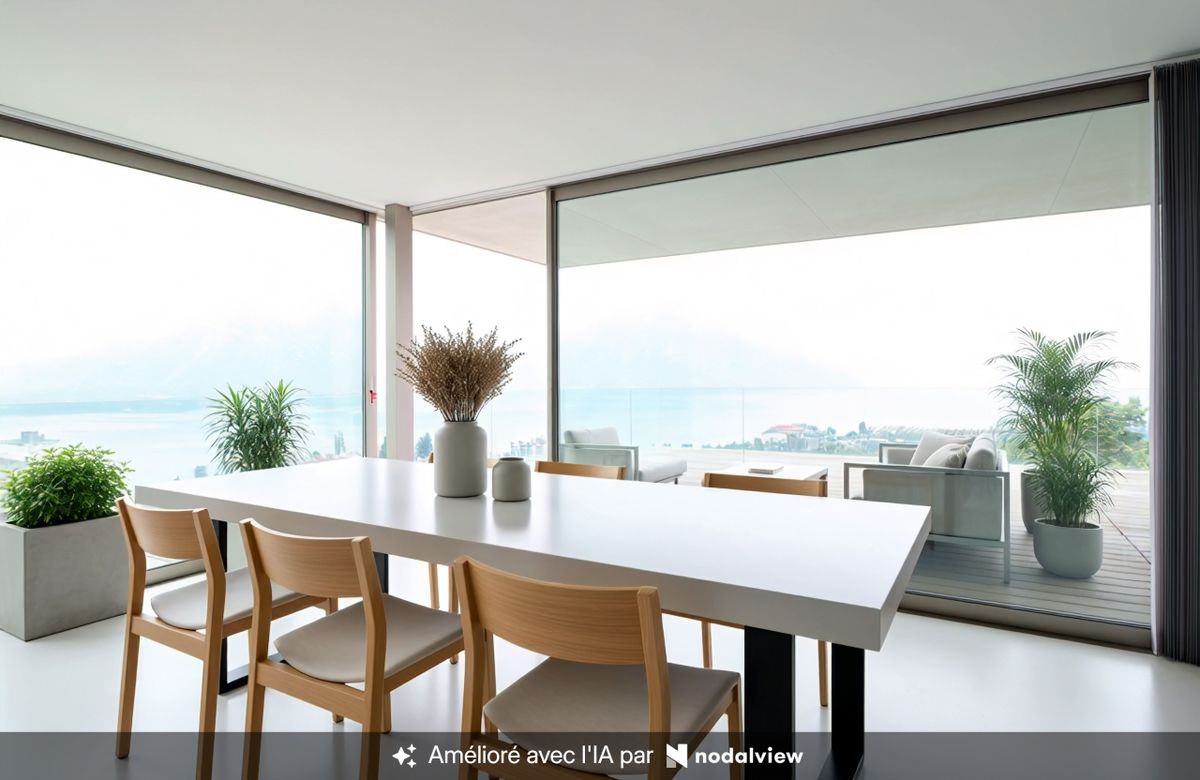 Coin_a_manger__hwWzBKXa1Dd8AU_Rj1D3B Attique de luxe avec vue panoramique, très grande terrasse, Commune de Montreux